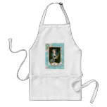 Marie Antoinette with Pink Roses and Lace Apron