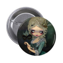 "Marie Masquerade" Button