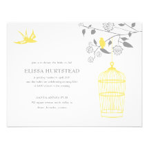 Marigold Bridal Shower Invitations