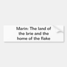 Marin Bumper Stickers