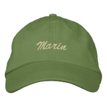 Marin Embroidered Baseball Caps