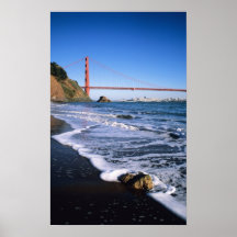 Marin Headlands, Golden Gate Bridge; San Posters