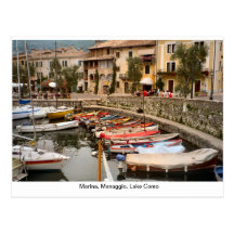 Marina, Menaggio, Lake Como 2 Postcards