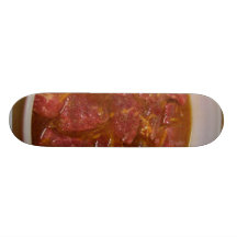 Marinated Beef Ready For Cooking Custom Skateboard