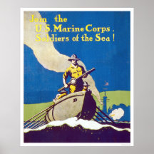 Marine Corps - Soldiers of the Sea! Print