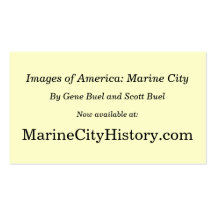 MarineCityHistory.com, Images of America: Marin... Business Card Templates