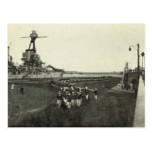 Marines arriving for Remembrance Day ceremony 1 Postcard