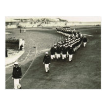 Marines arriving for Remembrance Day ceremony Postcards