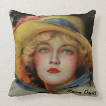 Marion Davies, Famous Film Star Pillows