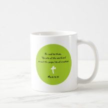 Mark 16.15 coffee mug