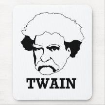 Mark Twain Mouse Mats