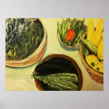 Market Street Vegetables - Mark Patrick Poster