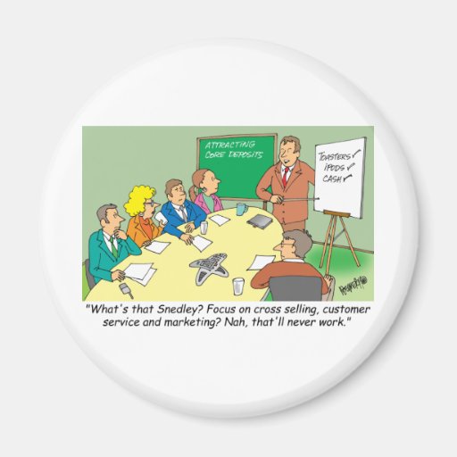 MARKETING / BANKING / BOARD MEETING finance gifts Magnet
