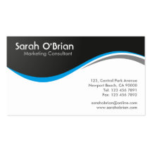 Marketing Consultant - Business Cards