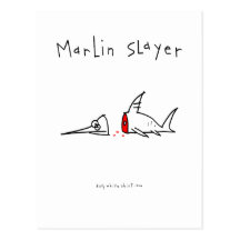 Marlin Slayer Post Cards
