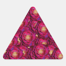 Maroon pink roses stickers