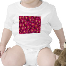 Maroon pink roses tee shirts