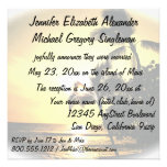 Marriage Announcement Tropical Palm Tree