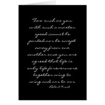 Marriage Quote-Robert Frost Card