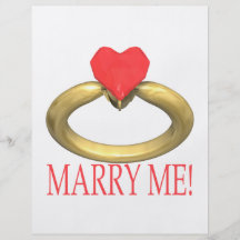 Marry Me Flyer Design