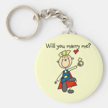 Marry Me Wedding Proposal Tshirts and Gifts Key Chains