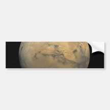 Mars Bumper Sticker
