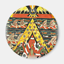Marsden Hartley - Indian Fantasy Fridge Magnets