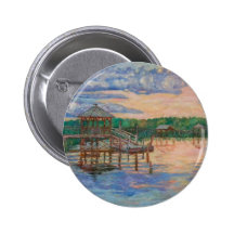 Marsh View at Pawleys Island Pinback Buttons