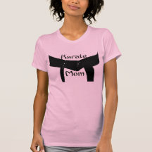 Martial Arts Black Belt Karate Mum T-Shirt