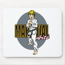 Martial Arts Boy Mousepad