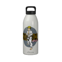 Martial Arts Boy Water Bottles