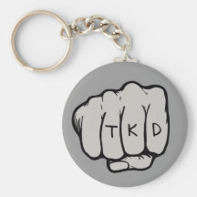 Martial Arts TKD Fist Key Chain