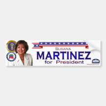 Martinez for President Bumper Sticker