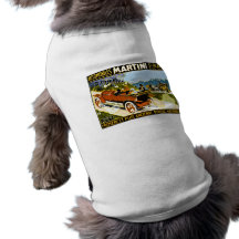 Martini Automobiles St. Blaise Dog Tee Shirt
