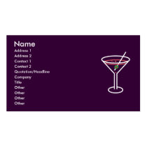 Martini Business Cards