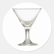 martini glass sticker