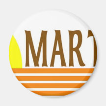 Martinique Fridge Magnet