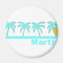 Martinique Fridge Magnets