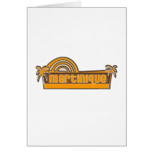 Martinique Greeting Card