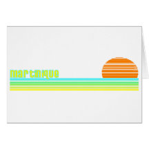 Martinique Greeting Cards