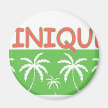 Martinique Refrigerator Magnet