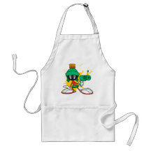 Marvin With Gun Apron