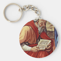 Mary And St. Elizabeth St. Nicholas And St. Anthon Keychain