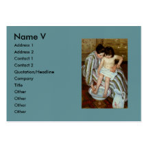 Mary Cassatt's The Child's Bath (circa 1892) Business Card Template
