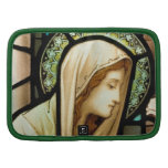 Mary in Prayer Stained Glass Image Organizer