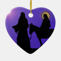 Mary & Joseph Christmas Ornament