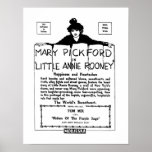 Mary Pickford Little Annie Rooney silent movie ad Posters
