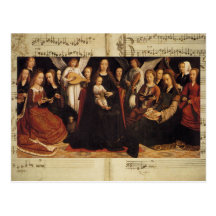 Mary with Angels Wens Kaart