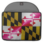 Maryland brushed metal flag sleeve for MacBooks