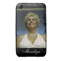 MARYLIN IN WHITE DRESS Case-Mate iPhone 3 CASE